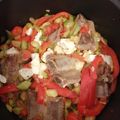 El cooksnap de Salvador de León Jiménez cuando hizo Costillas de cerdo con calabacitas y queso.