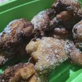 El cooksnap de Lau Santii cuando hizo Buñuelos de manzana con mezcla de harinas.