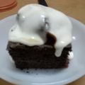 El cooksnap de Carina Imhoff cuando hizo Brownie de chocolate.