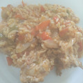 El cooksnap de Luis cuando hizo Paella con pollo y verduras.