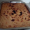 El cooksnap de milo cuando hizo Colegial o budín de pan con manzanas caramelizadas 🍎.