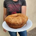 El cooksnap de Naty Colo cuando hizo Budín de banana.