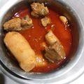 Wajiha Zafar's cooksnap of when they made Arvi gosht.