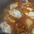 El cooksnap de Samantha Cerda cuando hizo Pollo arvejado con arroz.