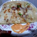 Deepanjali Das's cooksnap of when they made Stuffed Egg Paratha.