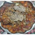 El cooksnap de anacarovillano cuando hizo Bondiola a la cerveza desmenuzada (desmechada).