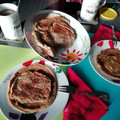 El cooksnap de Charo Gil Muñoz cuando hizo Tortitas de avena con naranja y chocolate negro 🍊🍫🥞.