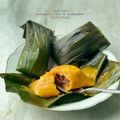 Cooksnap Sesimple Loralin semasa beliau membuat Lepat Labu Kuning Manis.
