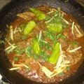 Shagufta Sheikh's cooksnap of when they made Chicken karahi.