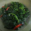 Cooksnap dari Mrs.Lim untuk resep Cah bayam pedas
