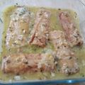 El cooksnap de Elena C cuando hizo Puerros con jamón york rebozados.