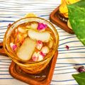 کوک اسنپ Parisa darchiniyan بعد از امتحان کردن شربت خاکشیر زعفرانی با عرق کاسنی🍺.