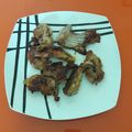 El cooksnap de Toni cuando hizo Conejo al ajillo.