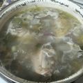 El cooksnap de Andrea Gonzalez cuando hizo Sopa Rústica de verduras y caldo de pollo.               .