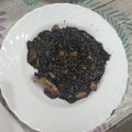 El cooksnap de Celeste Atienza Ubeda cuando hizo Arroz negro en olla GM.
