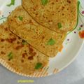 Priya vishnu Varshney का कुकस्नैप जब उन्होंने मसाला पराठा (Masala Paratha recipe in hindi) बनाया था।