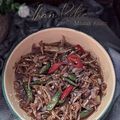 Cooksnap Aznie Khasri semasa beliau membuat Ikan bilis masak asam.