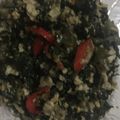 Cooksnap dari Echa Ulfa Hidayah untuk resep Tumis daun singkong featuring telur orak-arik
