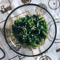 Cooksnap dari rika untuk resep Bayam bumbu wijen ala Jepang (Horenso Gomaae)