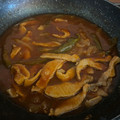 El cooksnap de Beatriz Belizon cuando hizo Cerdo estilo thai.