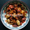 Cooksnap Nur Azliani Amer semasa beliau membuat The Sosej B40.