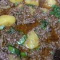 Sana Shakeel's cooksnap of when they made Alu Qeema.