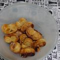 El cooksnap de Estefania Yorio cuando hizo Palmeritas con masa de tarta.
