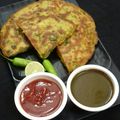 Kanta Gulati का कुकस्नैप जब उन्होंने मूंग दाल ऑमलेट (moong dal omelette recipe in Hindi) बनाया था।