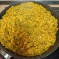 El cooksnap de Ana Isabel G C cuando hizo Arroz meloso con calamares, mero y guisantes.