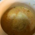 El cooksnap de Lucia Bellegia cuando hizo Sopa arroz.