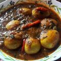 Tandra Nath's cooksnap of when they made ডিমের কারী.