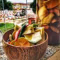 Cooksnap Julia ALeen Aireish semasa beliau membuat Jeruk Mangga Asam boi.