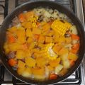 El cooksnap de Luciana Duran cuando hizo Puchero argentino.