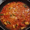 FKathy Cooksnap-ja, amikor elkészítette a(z) Cukkinis- szalonnás spagetti márványsajtos paradicsomszószban receptet.