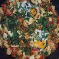 El cooksnap de Fer en la Cocina cuando hizo 🇪🇸 Pisto manchego 🥘 con huevos 🍳 morrón rojo y verde 🫑.
