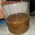 El cooksnap de ivannita cuando hizo Crema de maní y cacao.