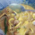 Cooksnap Zatie Idris semasa beliau membuat Sotong Kunyit Kiah 💖.
