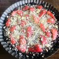 vemcy Cooksnap-ja, amikor elkészítette a(z) Sütés nélküli csokoládés-epres pite receptet.