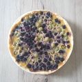 Cooksnap de justine levert sur la recette Tarte cerises et raisins du jardin