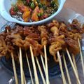 Cooksnap dari Mama Raufa untuk resep Sate jamur tiram bumbu kacang#bakulan