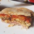 El cooksnap de Maximiliano Tello cuando hizo Calzon de Jamón Y Queso.