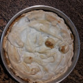El cooksnap de Silvia Salomone cuando hizo Tarta de dulce de leche, nueces y merengue.