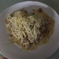 Tündi Deli Cooksnap-ja, amikor elkészítette a(z) Csirkemelles spagetti carbonara receptet.