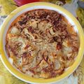 El cooksnap de Lili wonka cuando hizo Tortilla de fideo con carne y papas fritas.