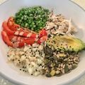 Sonia's cooksnap of when they made Poke bowl - California style 🥗.