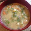 Felice's cooksnap of when they made Garbanzo Soup.