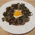 El cooksnap de Silvi cuando hizo Acelgas salteadas con pasas y piñones.
