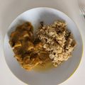 El cooksnap de Isa cuando hizo Pollo, verduras y champiñones al curry en olla de cocción lenta.