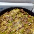 El cooksnap de Mara Guevara cuando hizo Zapallitos revueltos con huevos.