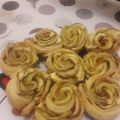 El cooksnap de Ana Lilia Barroso cuando hizo Rosas de hojaldre y manzana.